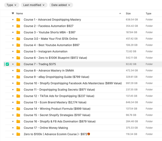 🚀 The Ultimate $16,000+ Premium Courses Bundle - 4 TB (2025)